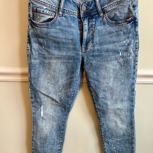 CAbi Denim Blue Cinch Skinny Women's Jeans